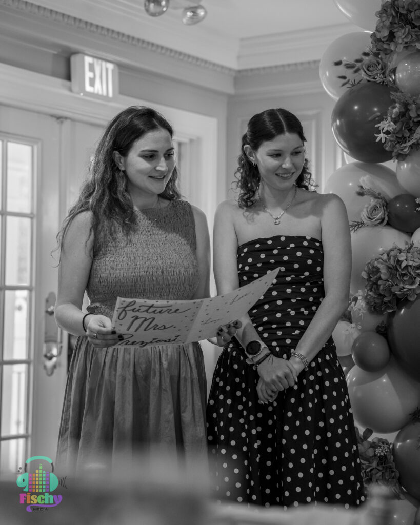 bridesmaids speaking
bridal shower games
